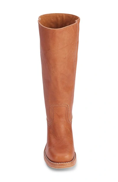 Shop Frye Campus Knee High Boot In Saddle - Montana Leather