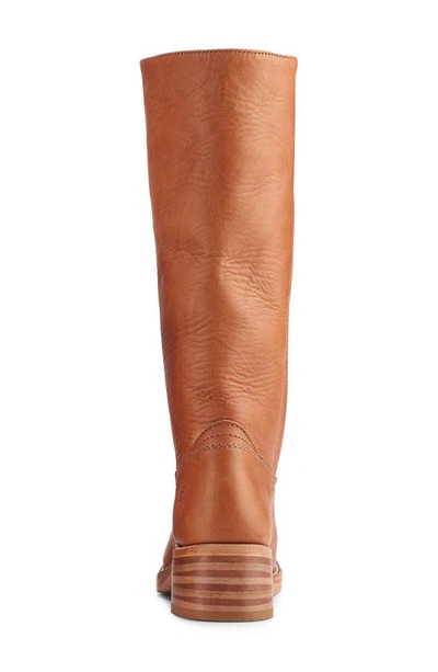 Shop Frye Campus Knee High Boot In Saddle - Montana Leather