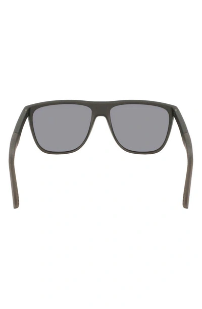 Shop Ferragamo 59mm Navigator Sunglasses In Matte Black/ Black