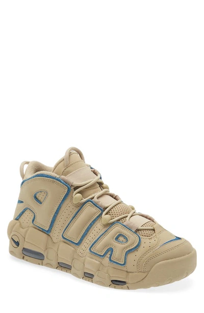 Shop Nike Air More Uptempo '96 Sneaker In Limestone/ Valerian Blue