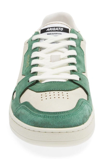 Shop Axel Arigato Dice Lo Sneaker In White/ Kale Green