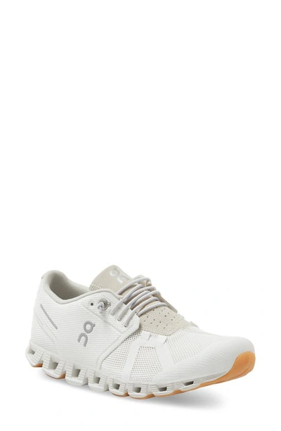 Shop On Cloud 5 Running Shoe In White/ Sand