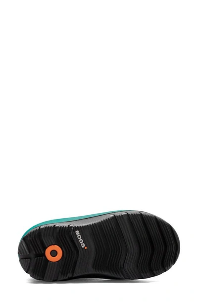 Bogs Kids' Neo-classic Good Dino Insulated Waterproof Winter Boot In Teal Multi