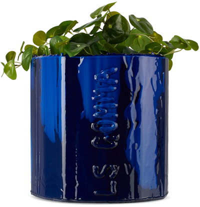 Shop Niko June Blue Small Deep Flex Vessel