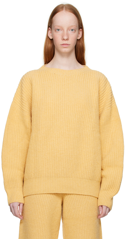 Baserange Yellow Mea Sweater In Polv Yellow | ModeSens