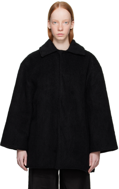Shop Baserange Black Pyreness Reversible Jacket