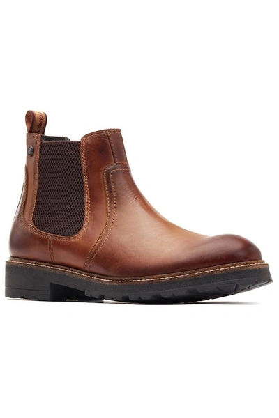 Base London Mens Stellar Leather Chelsea Boots In Brown | ModeSens