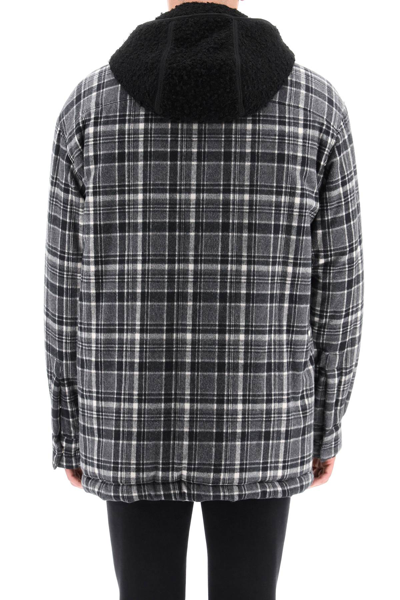 Shop Alyx 1017  9sm Checkered-flannel Padded Jacket In Multicolor