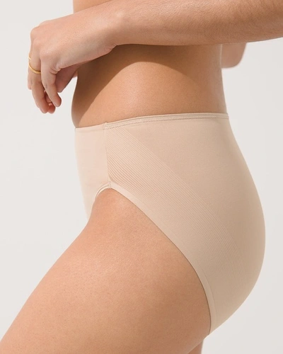 Soma Vanishing Edge Microfiber High Leg In Gray Ink