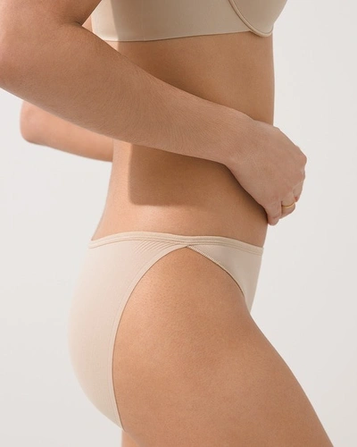 Soma Vanishing Edge Microfiber Bikini In Gray Ink
