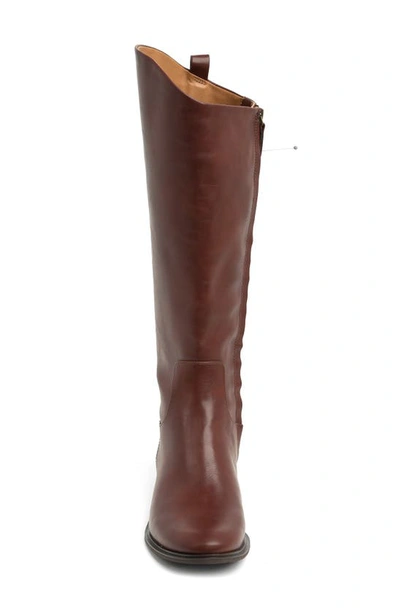 Shop Nordstrom Rack Meadow Tall Riding Boot In Brown Chocolate