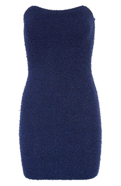 Shop Alix Nyc Cleo Strapless Body-con Minidress In Navy