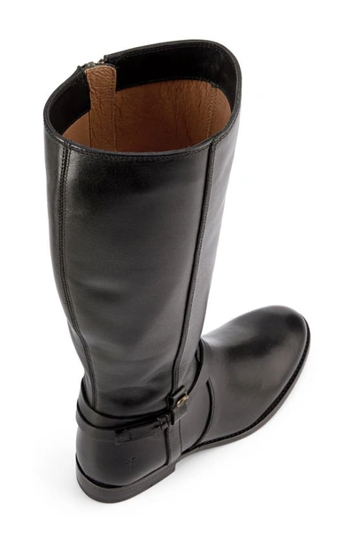 Shop Frye Melissa Belted Knee High Boot In Black - Sakura Leather