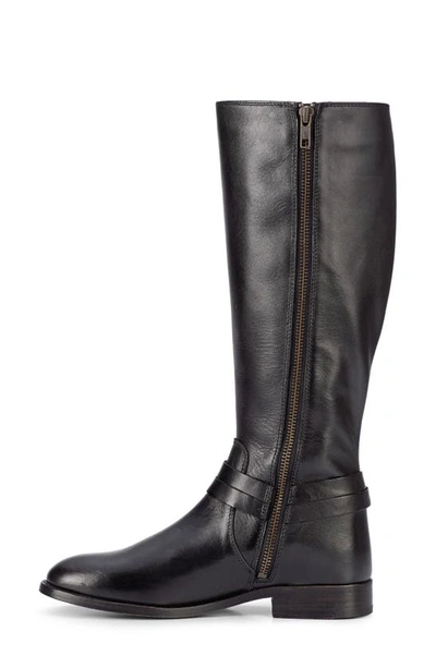 Shop Frye Melissa Belted Knee High Boot In Black - Sakura Leather
