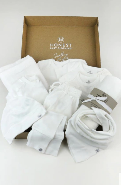 Shop Honest Baby 12-piece Welcome Home Gift Set In Bright White