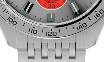 Shop Timex Waterbury Dive Chronograph Bracelet Watch, 41mm In Silver/ Silver/ Silver
