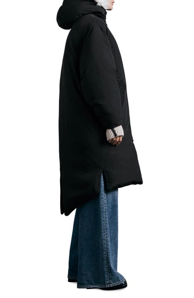 Shop Rag & Bone Rae Hooded Puffer Coat In Black