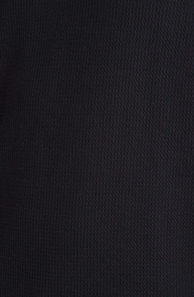 Travismathew Cloud Waffle Crewneck Tee In Black