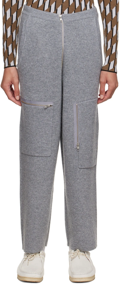 Zankov Gray Kasimir Lounge Pants In 064 Grey Melange