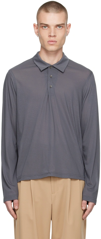 Shop Maryam Nassir Zadeh Ssense Exclusive Gray Leo Polo In 1038 Shale