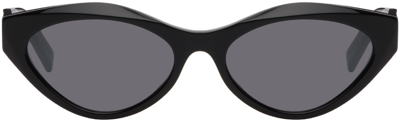 Shop Givenchy Black Gv40025u Sunglasses In Shiny Black / Smoke