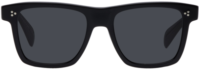 Shop Oliver Peoples Black Casian Sunglasses In 100587 Blac
