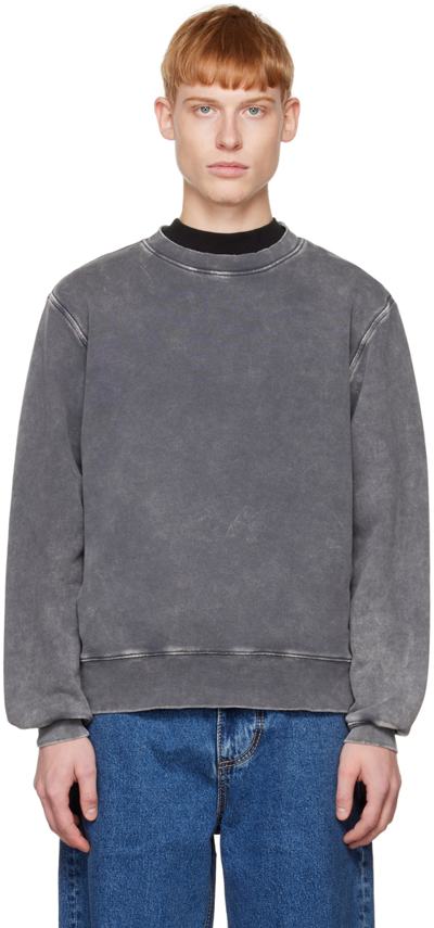 Shop Eytys Gray Austin Sweatshirt In Faded Grey