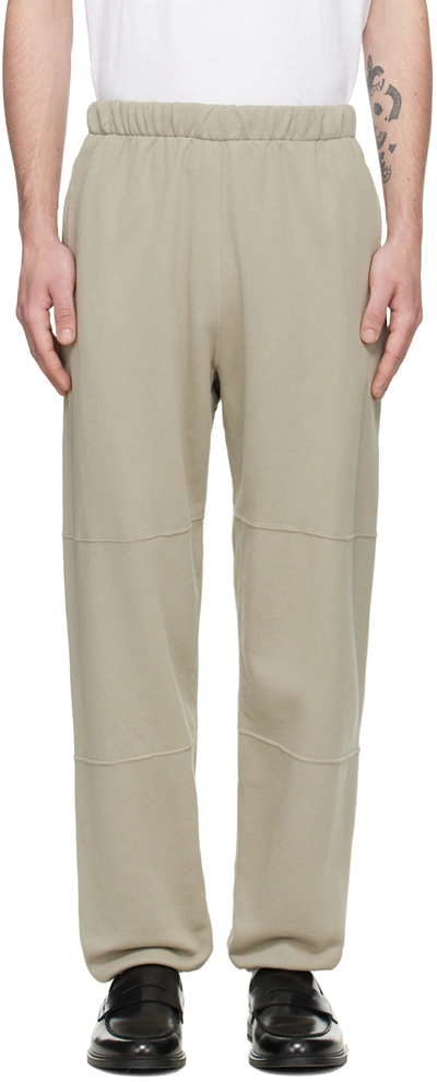 Shop Lady White Co. Taupe Panel Lounge Pants In Taupe Fog