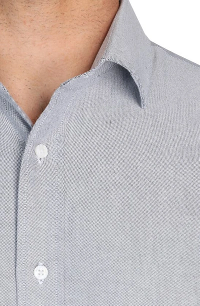 Shop Alton Lane Mason Everyday Cotton Button-up Shirt In Grey Oxford
