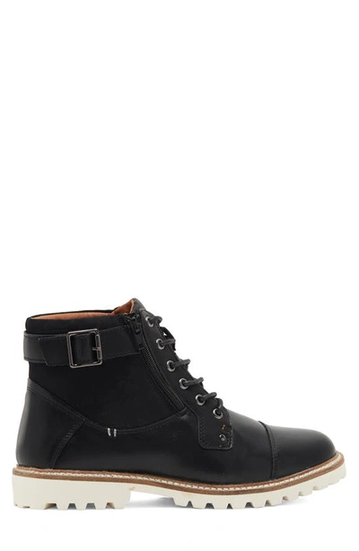 Shop Madden Zimmen Boot In Black Pu Leather