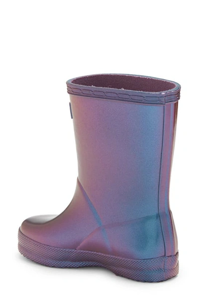 Shop Hunter First Classic Nebula Waterproof Rain Boot In Stornoway Blue