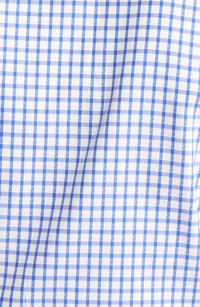 Shop Daniel Hechter Trim Fit Windowpane Check Cotton Dress Shirt In Royal