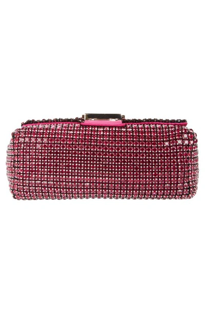 Shop Ted Baker Glitters Mini Crystal Crossbody Bag In Pink
