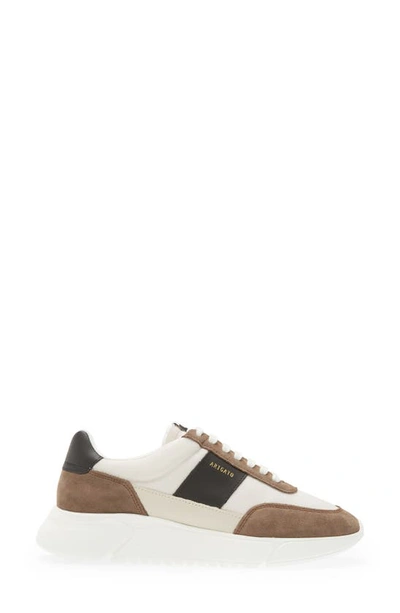 Shop Axel Arigato Genesis Vintage Runner Sneaker In White/ Beige/ Brown
