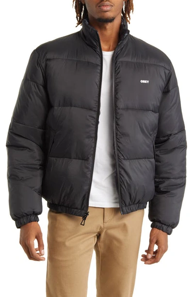 Obey bouncer puffer hotsell