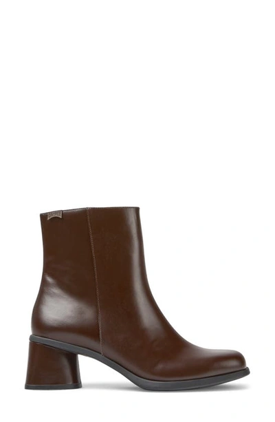 Shop Camper Kiara Bootie In Dark Brown