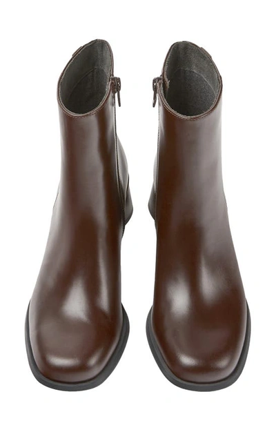 Shop Camper Kiara Bootie In Dark Brown