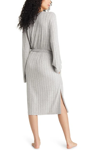 Bp. Rib Robe In Grey Pearl Marl