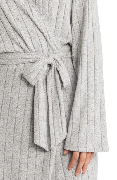 Bp. Rib Robe In Grey Pearl Marl