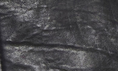 Andrew Marc Carnegie French Bubble Lambskin Moto Jacket In Black