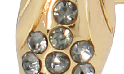 Shop Allsaints Pavé Snake Earrings In Black Diamond