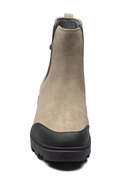 Shop Bogs Holly Waterproof Chelsea Boot In Taupe