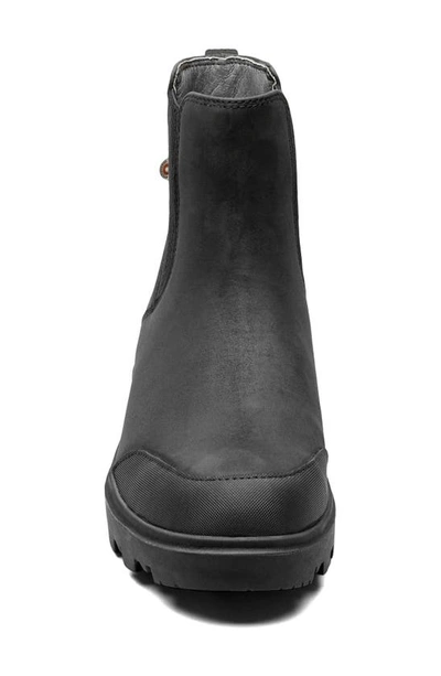 Shop Bogs Holly Waterproof Chelsea Boot In Black