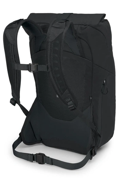 Osprey Metron 22 Roll Top Backpack In Black