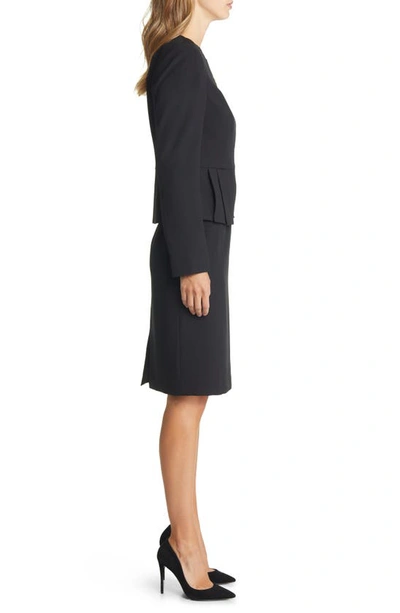 Tahari Asl Two-piece Jacket & Skirt Set In Black