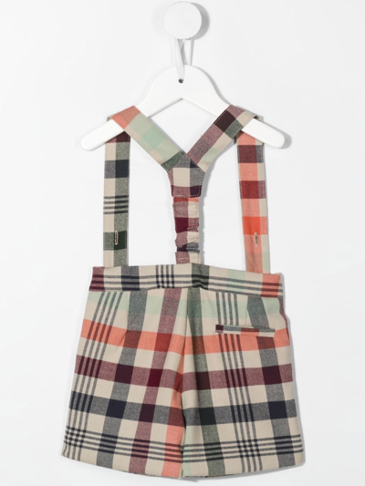 Knot Booker Short Dungarees In Neutrals