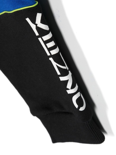 Shop Kenzo Logo-print Track Pants In Grey