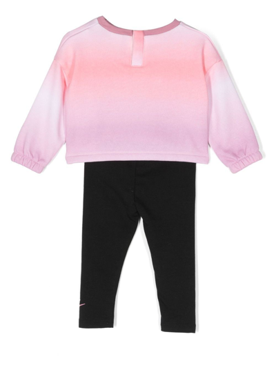 Nike Logo-print Tracksuit Set In Pink