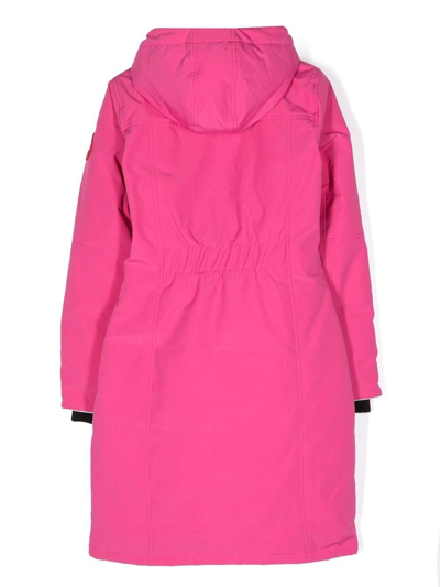Shop Canada Goose Juniper Parka Coat In Pink