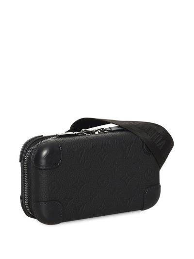 Pre-owned Louis Vuitton  Horizon Clutch Bag In Black